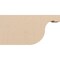 Ekena Millwork 2in. W x 6in. H x 12in. L Del Monte Woodgrain TimberThane Rafter Tail, Primed Tan RFTUR02X06X12DELRCPR - alternate 5